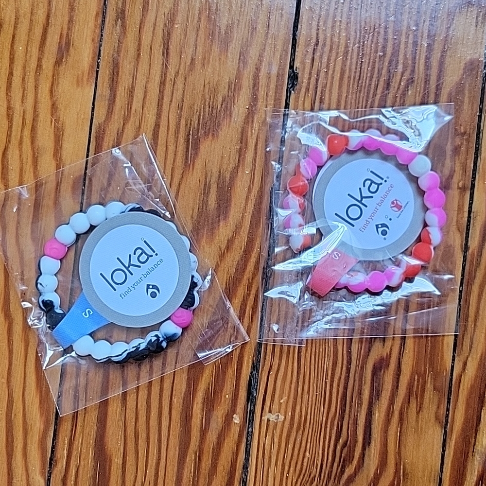 Set of 2 Lokai Rubber Bracelets Size S